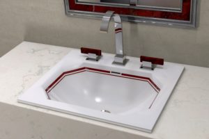 Inset washbasin | PLAISANCE 56x46cm | Watergame Company