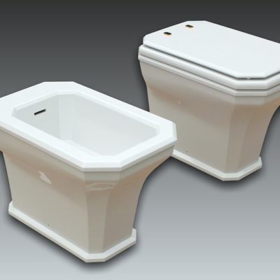 octagonal toilet