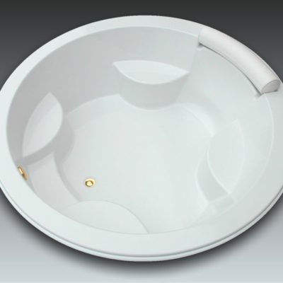 Luxury round bathtub EXCEL D.174cm by Watergame Company