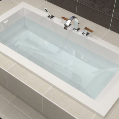 Contemporary bathtub BASIC LINE - Watergame Company