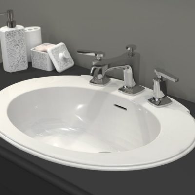 Luxury oval washbasin | ATHENA 62x45cm | Watergame Company