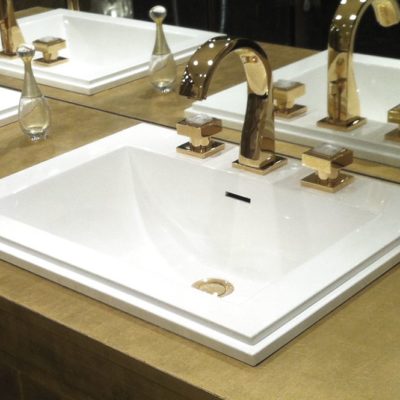 Luxury rectangular washbasin | METRO 60x45cm | Watergame Company