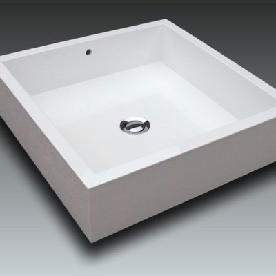 Countertop square basin BASIC LINE by Watergame Company