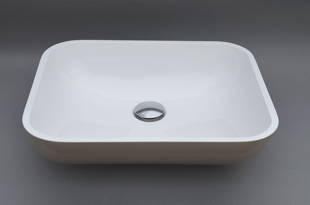 Counter top basin SQUARE BOWL by Watergame Company