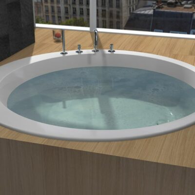 luxury round bathtub EXCEL by Watergame Company