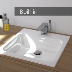 Built in washbasins