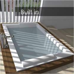Built-in bathtubs