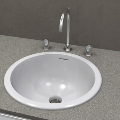 Built-in round basin VEGA by Watergame