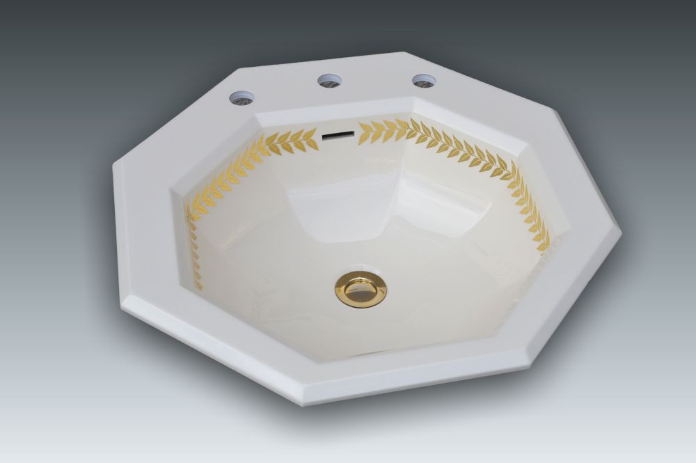 Lavabo octogonal luxe GENOVA by Watergame