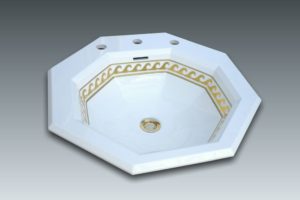 Lavabo octogonal luxe GENOVA by Watergame