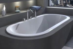Baignoire ovale encastrable CITY by Watergame Company