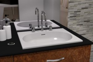 Lavabo rectangulaire SERENA by Watergame Company