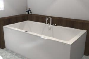 baignoire rectangulaire