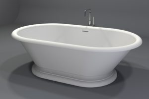 baignoire rétro moderne