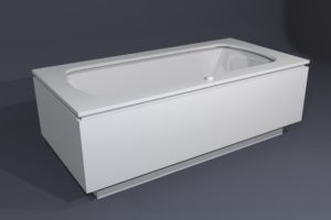 Baignoire îlot rectangulaire URBAN by Watergame Company